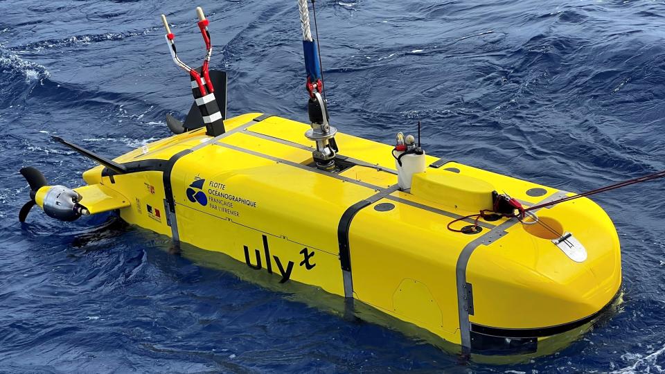 Le robot autonome UlyX . © Flotte Océanographique Française